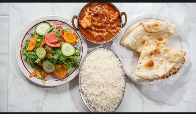 Vegetable Masala meal box.