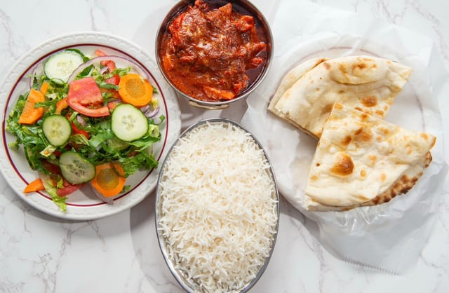 Butter Chicken meal box.