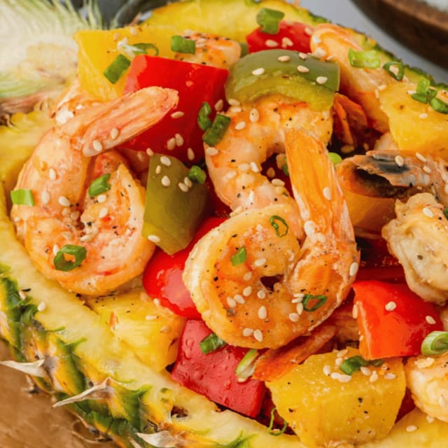 Pineapple Shrimp.