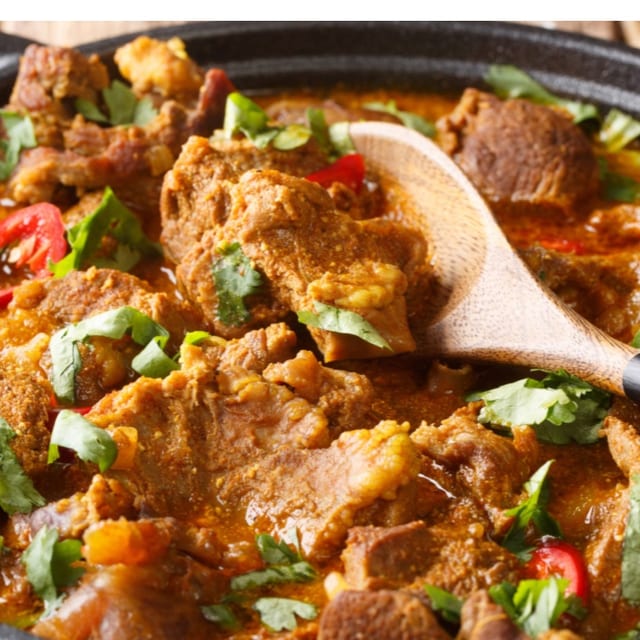Honey Garlic Lamb.