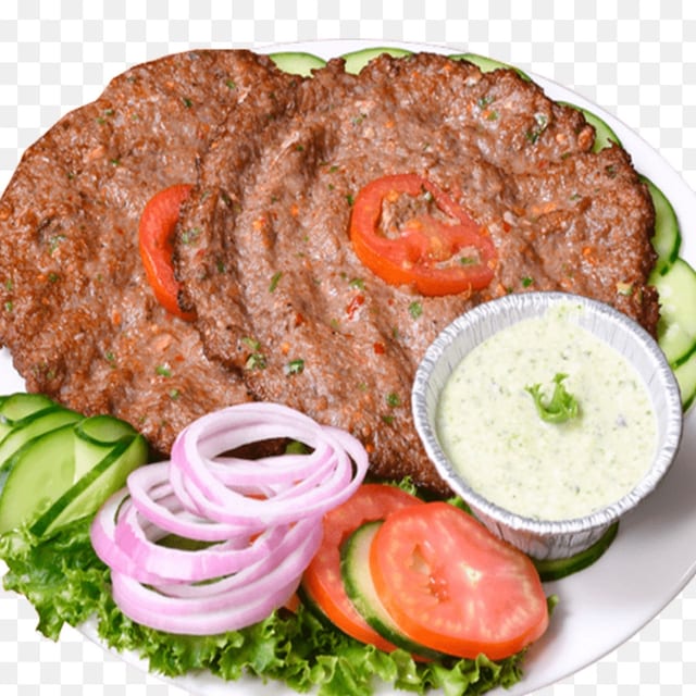 Beef Chapli Kabob.