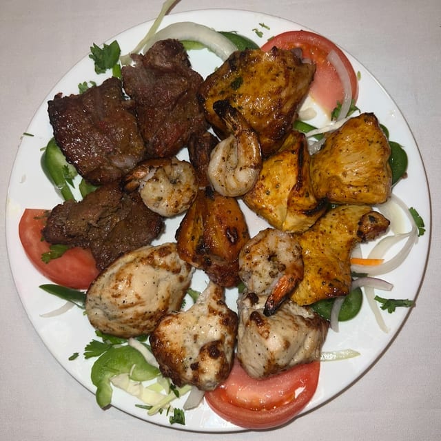 Tandoori Mixed Kabob.