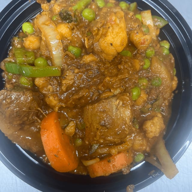 Lamb Jalfrezi.