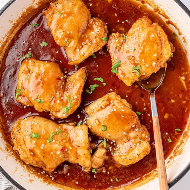 Honey Garlic Chicken.